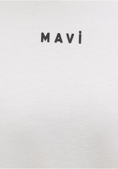Mavi - Mavi Logo Baskılı Beyaz Tişört 1612518-70057 Beyaz