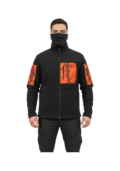 Mysia Outdoor Siyah Orman Desen Soft Shell Taktik Polar Mont Avcı 7 Cep Çok Renkli