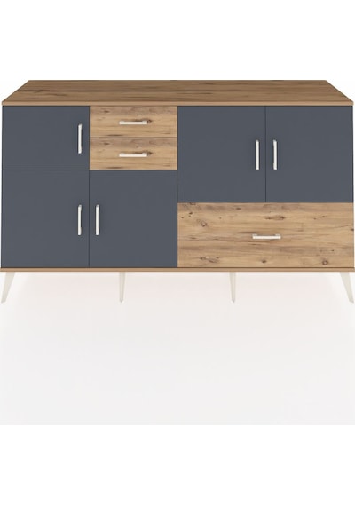 Hyperion Konsol 5 Raflı 3 Çekmeceli 5 Kapaklı 176x44x99 Çam-antrasit/çam Atlas Çam/antrasıt - Atlas Çam Hyperion Konsol 5 Raflı 3 Çekmeceli 5 Kapaklı 176x44x99 Çam-antrasit/çam Atlas Çam/antrasıt - Atlas Çam