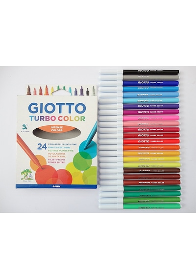 Giotto 24 Renk Turbo Keçeli Boya Kalemi  417000