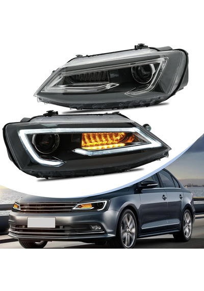 Vw Jetta 2015-2016-2017-2018 Mk6 Audi Dizayn Ledli Ön Far