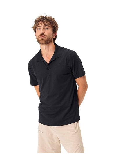 Vaude Essential Polo Yaka Erkek T-shirt 45844 Siyah