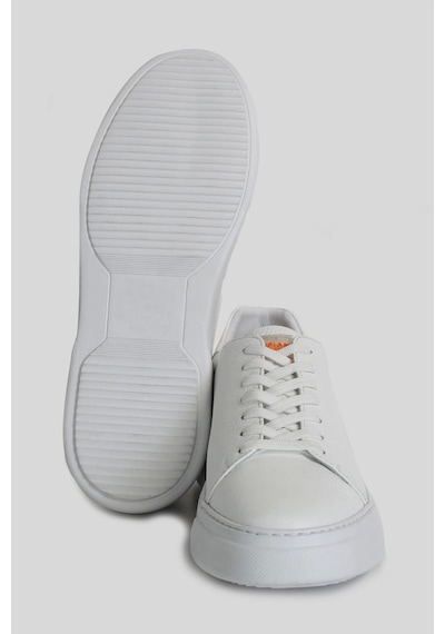 Lufian Tommy Erkek Deri Sneaker Ayakkabı Beyaz 111230187 Beyaz