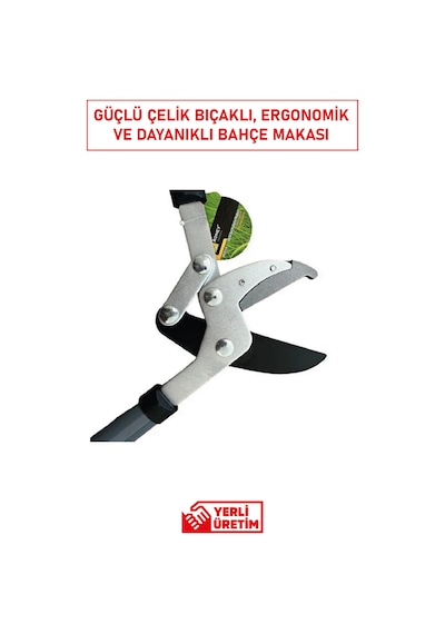 Uzun Dal Budama Makası Güçlü Kesim Mekanizması, Ergonomik Tutma Ve Dayanıklı Gövde