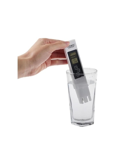 Dijital Ph Ölçer + Tds Ec Metre Termometreli Su Kalite Ve Iletkenlik Ölçüm Cihazı