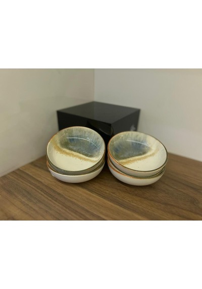 6'lı Fium Hygge Deep Plate 10 Cm 130 Cc Kahvaltı/sos/meze Çok renkli
