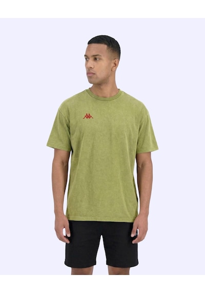 Kappa Jona Tshirt Erkek Yeşil Oversize Tişört