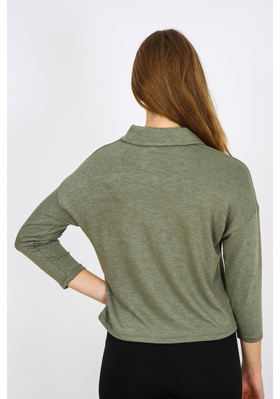 Alexandergardı Polo Yaka Uzun Kol T-shirt B21-21300 001
