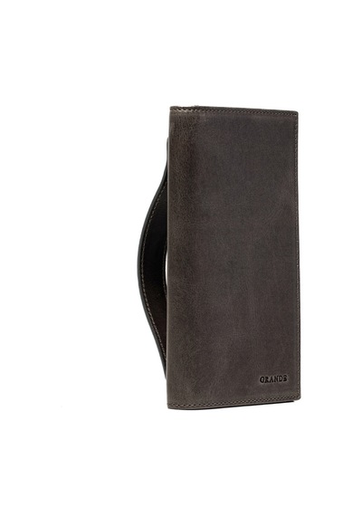 Crazy Gri Cüzdan & Kartlık Unisex 1764 Grande Deri Cüzdan Kartlık