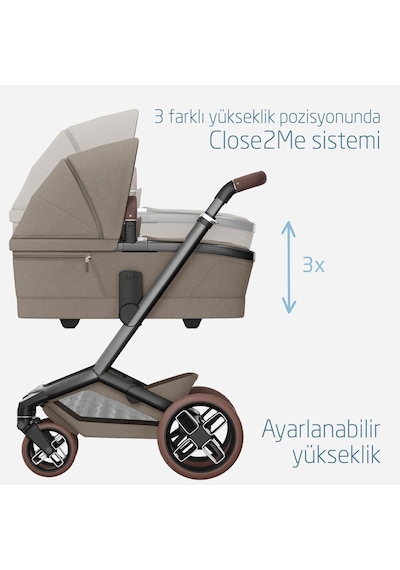 Maxi-cosi Fame Yatış Pozisyonu Ayarlanabilir Ekstra Geniş 0-9 Kg Portbebe Twillic Truffle