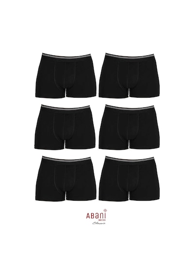 6'Lı Paket Pamuk Likralı Erkek Boxer Şort Boxer