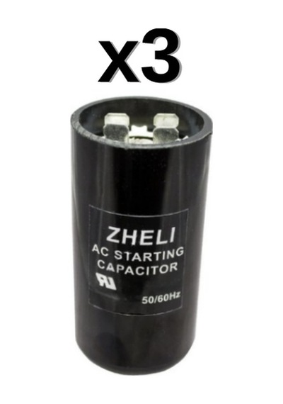 3'lü Zheli 130-156 Μf 36x70 Mm 220 Acv İlk Hareket/kalkış Kondansatörü