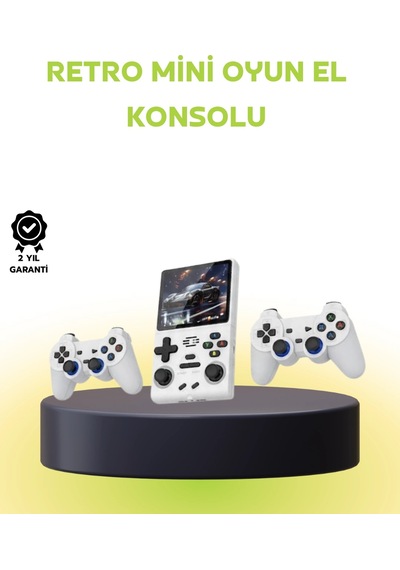 Mey İthalat Geniş Ekranlı Taşınabilir Retro Oyun Konsolu