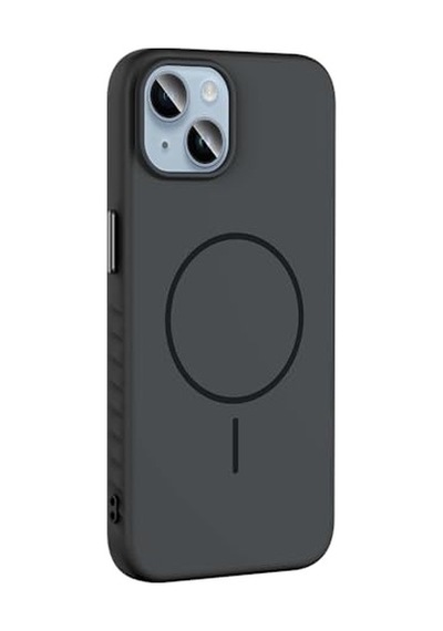 İphone 15 İle Uyumlu Kamera Lens Korumalı Kılıf Magsafe Uyumlu Kablosuz Şarj Özellikli Tea Silikon Telefon Kılıf Diğer