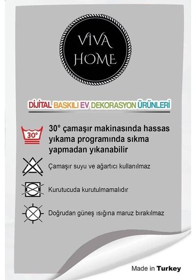 Siyah Çizgili Çift Taraflı Yastık Kırlent Kılıfı Krl151n11