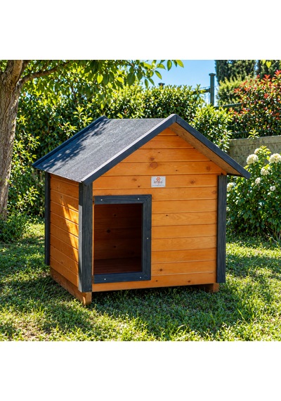 Orta Irk Ahşap Köpek Kulübesi