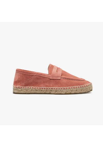 Manebi Kadın Pembe Deri Espadril