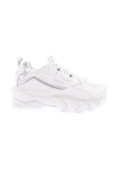 Dgn 70150-22y Kadın Bağcıklı Mega Kalın Taban Sneakers Ayakkabı 70150-2027-R0198 Beyaz