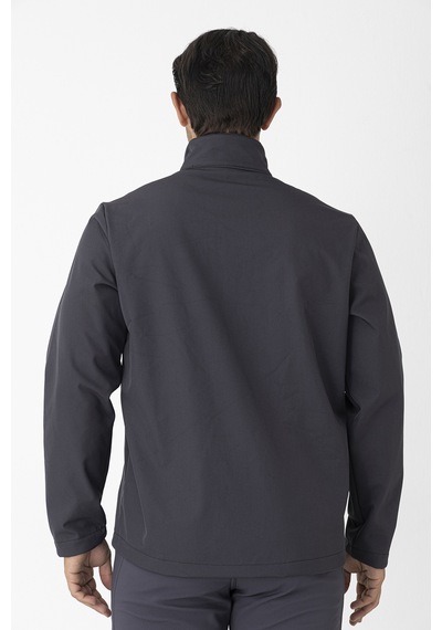 Crozwise Antrasit Erkek Su Geçirmez Softshell Outdoor Mont / Ceket - 5039-06