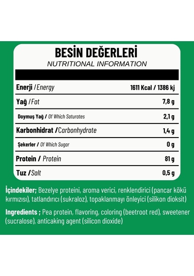 Fibrelle Bezelye Protein Çilek Aromalı 400 G
