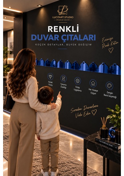 Lucitart 2.8 Mm Renkli Pleksi Duvar Çıtası 42x11 Cm Parlak Dekoratif Duvar Bordürü Boyama Gerektirmez Pleksi Duvar Çıtası Lacivert Lucitart 2.8 Mm Renkli Pleksi Duvar Çıtası 42x11 Cm Parlak Dekoratif Duvar Bordürü Boyama Gerektirmez Pleksi Duvar Çıtası Lacivert