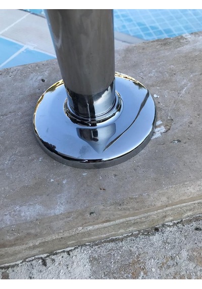 Yüzme havuzu beton merdiven iniş tutamağı 1220 mm AISI 316 KALİTE