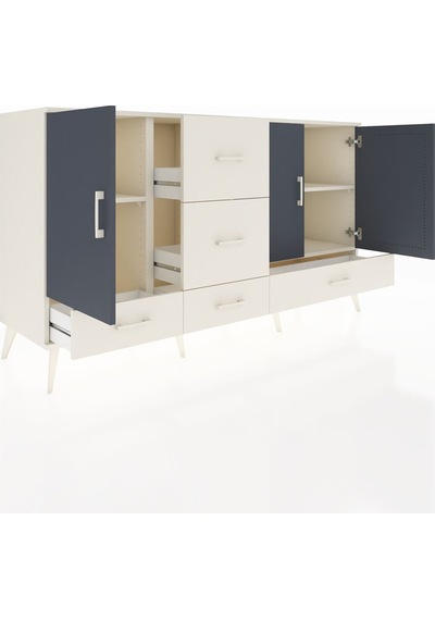 Hyperion Konsol 4 Raflı 5 Çekmeceli 3 Kapaklı 176x44x99 Aytaşı-antrasit/aytaşı Aytası/antrasıt - Aytası Hyperion Konsol 4 Raflı 5 Çekmeceli 3 Kapaklı 176x44x99 Aytaşı-antrasit/aytaşı Aytası/antrasıt - Aytası