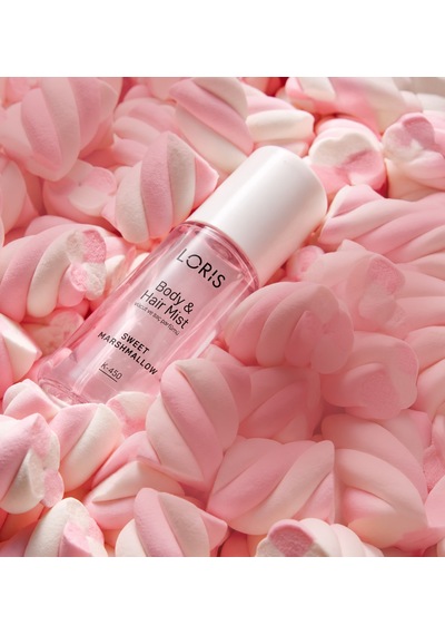 K-450 Sweet Marshmallow Hair & Body Mist Marşmelov, Çilek Ve Hindistan Cevizi Kokulu Saç Ve Vücut Spreyi 95 Ml