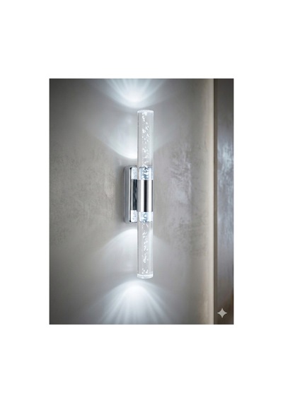 Bubblelight Small 31 Cm Modern Tasarım Led Aplik - Duvar Lambası - Gümüş - Elektrikli - Beyaz Led Gümüş Elektrikli