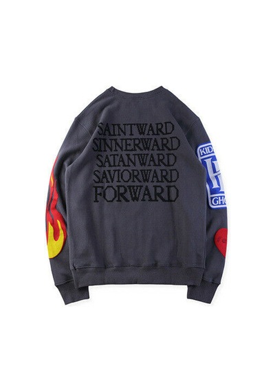 Madmext Mad Girls Antrasit Baskılı Oversize Sweatshirt Mg1207 Antrasit