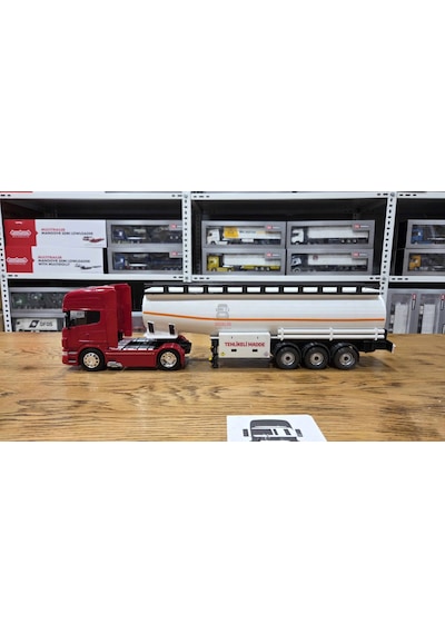 1/32 - Scania V8 R730 Topline Ve Tanker Dorse Özel İmalat