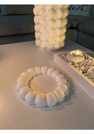 Bernami Mumluk Şamdanpinterest Bardak Altlığı Tabak Takılık Obje 2 Adet Diğer