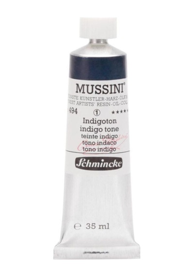 Schmincke Mussini Artist Yağlı Boya 35 ML Seri 1 494 Indigo Hue