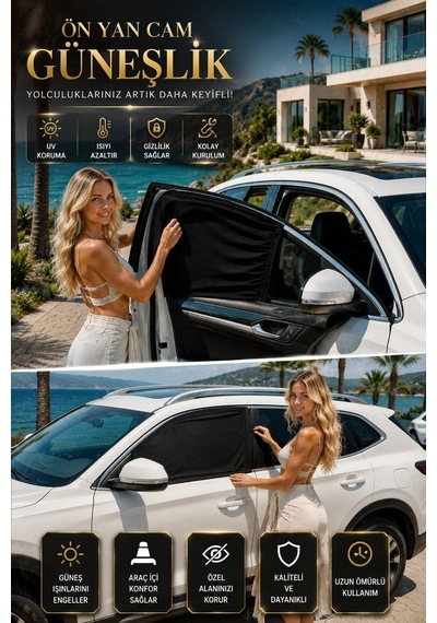 Araba Yan Cam Perdesi, Oto Perde, Otomobil Yan Cam Güneşliği Sineklik, Araç İçi Arka Camlar İçin Güneşlik, Anne Bebek Emzirme Perdesi 2 43920012