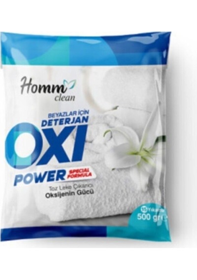 Homm Life Clean Oxi Power Konsantre Toz Leke Çıkarıcı Deterjan 1000 Gr