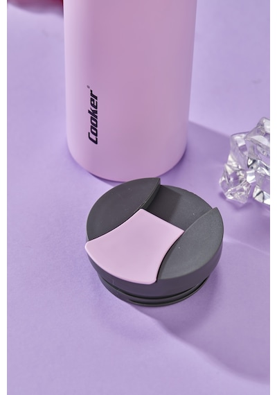Cooker Colorstay Flip 400 Ml Paslanmaz Çelik Bardak Termos Ckr2041 Pembe