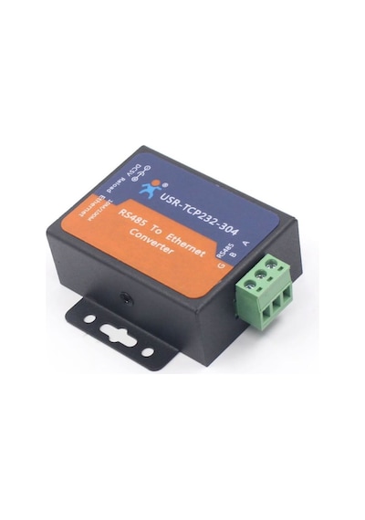 Usr-tcp232-304 Rs485 To Ethernet Çevirici Modül Metal Kutu Endüstriyel Tip Seri Port Sinyal Çevirici