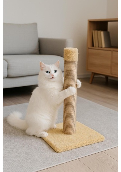 Akacat Kedi Tırmalama Tahtası 52 Cm Kahverengi