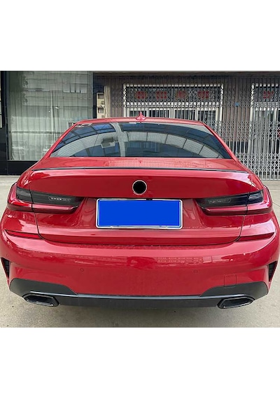 Bmw G20 M3 Bagaj Üstü Spoiler Parlak Siyah Spoyler Plastik İthal 2019-2022