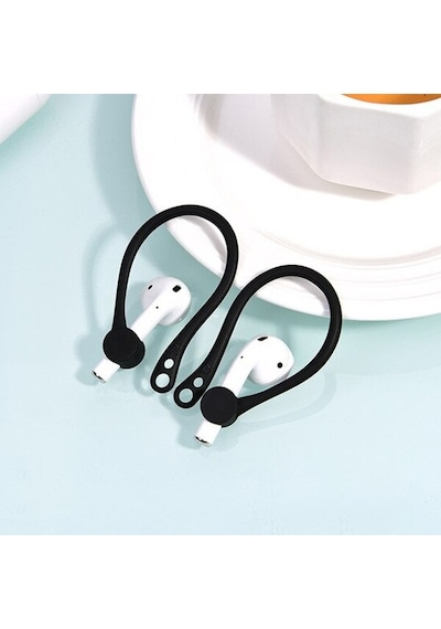 Kuulaa Apple Uyumlu iOS  Airpods Için Çengeli Kulaklık Kancası Tutucu Anti-L