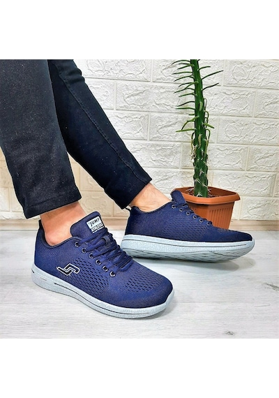 Jump 24937-24938 Lacivert Fuspetli Hafif Rahat Spor Ayakkabı 001