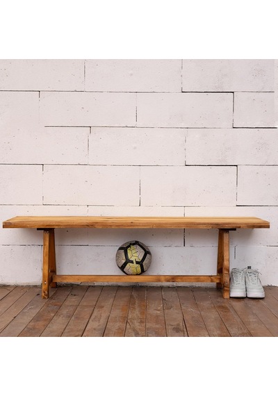 Masif Ahşap Bank Bench 150 Cm