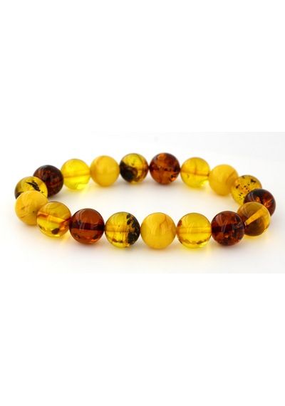 Kehribar Bileklik Kure Tasarım Ambergold Blk23-95 Çok Renkli