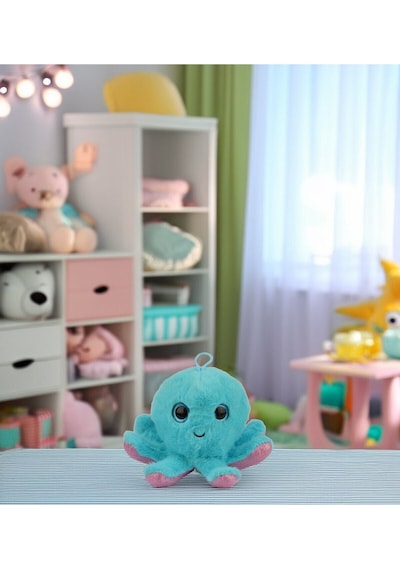 Güzel Gözlü Ahtapot Peluş 15 Cm 62403 Mavi