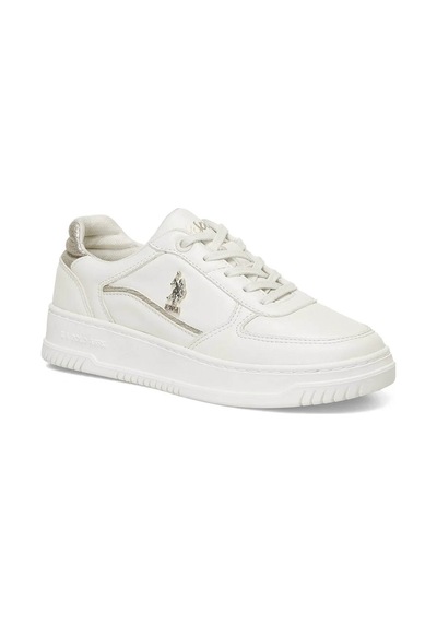 U.S. Polo Assn. 4F GRACE 4PR Kadın Bej Sneaker