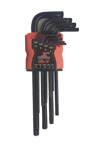 Uzun Alyan Anahtar Takımı Torx 9 Parça Xıngtaı Tools