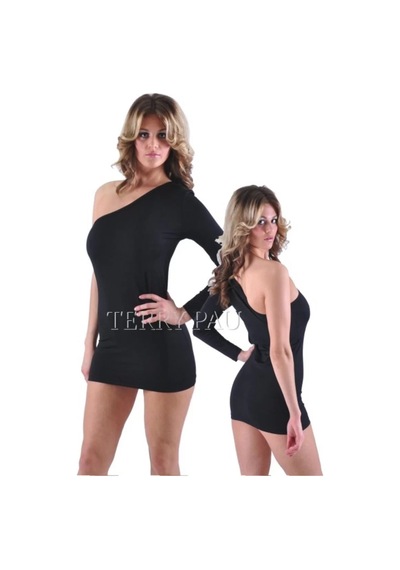 Naam B120614 Asimetrik Kesim Elbise Çok renkli