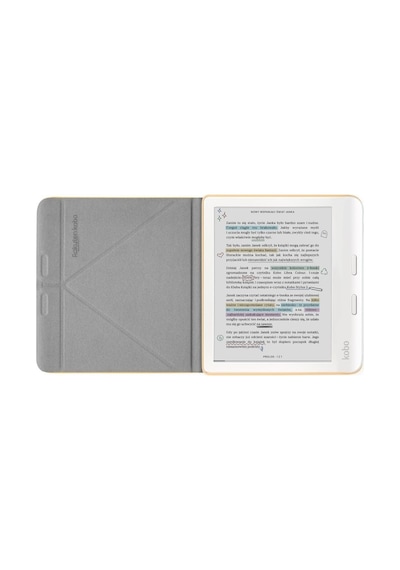 Kobo Libra Colour Siyah Kılıf Seti Sarı