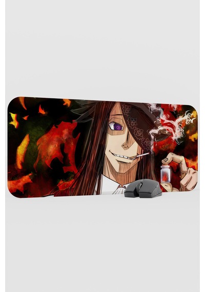 Fire Force Anime V3 - 70x30 Xl Gaming Kauçuk Kaymaz Taban Mouse Pad Fare Altlığı