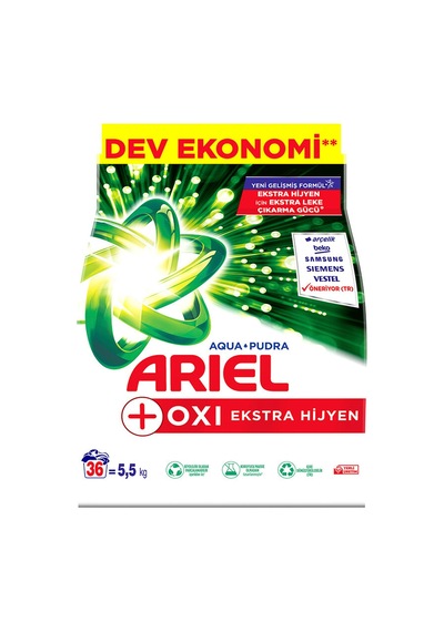 4 Adet Ariel 5,5 Kg Ekstra Hijyen Beyazlar Diğer